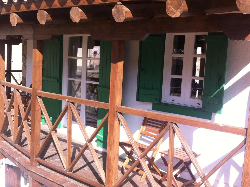 Balkón nebo terasa v ubytování Maison Elena