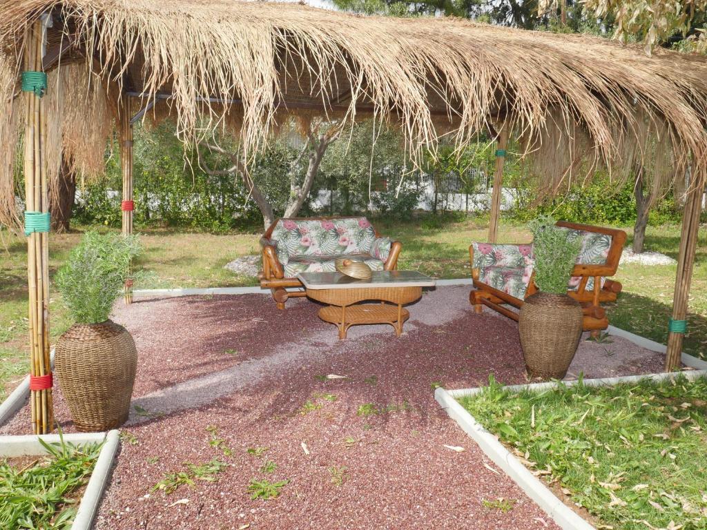 Ogród w obiekcie Agios Mamas Resort
