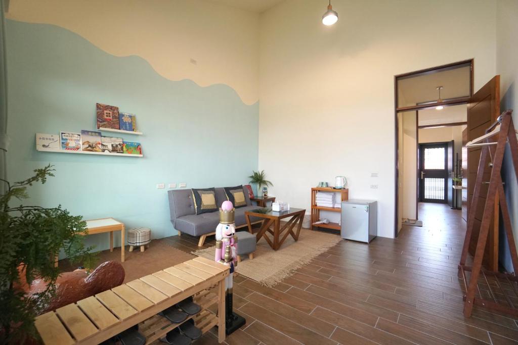 Istumisnurk majutusasutuses Bo Bo Mi B&B