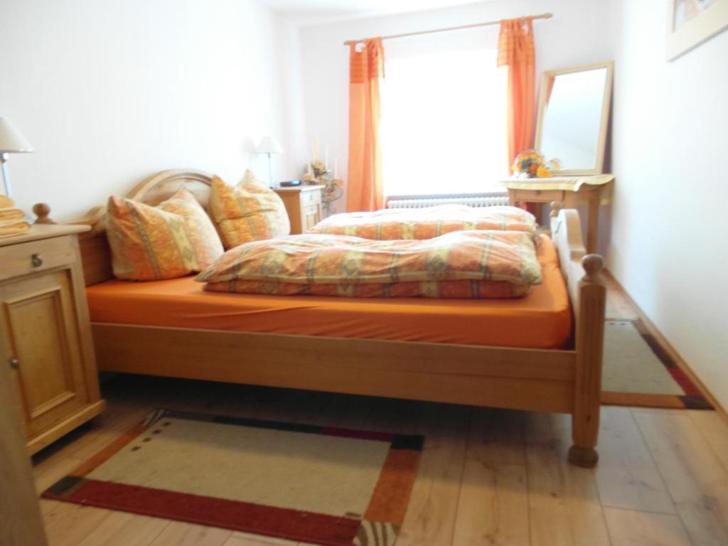 Postel nebo postele na pokoji v ubytování Haus Edelweiss Jungholz