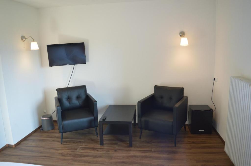 TV a/nebo společenská místnost v ubytování B & B Gmeineck