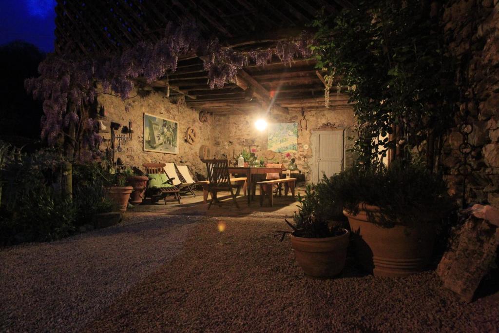 Zahrada ubytování Le Balcon Commingeois