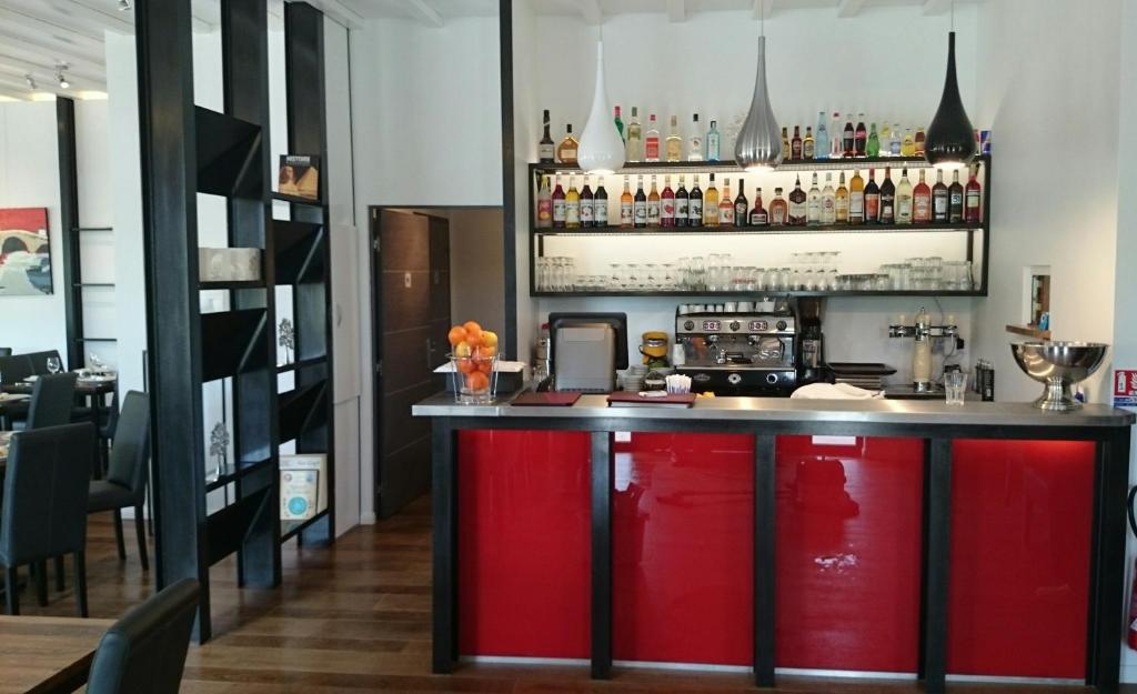Lounge nebo bar v ubytování Le Clos des Arts