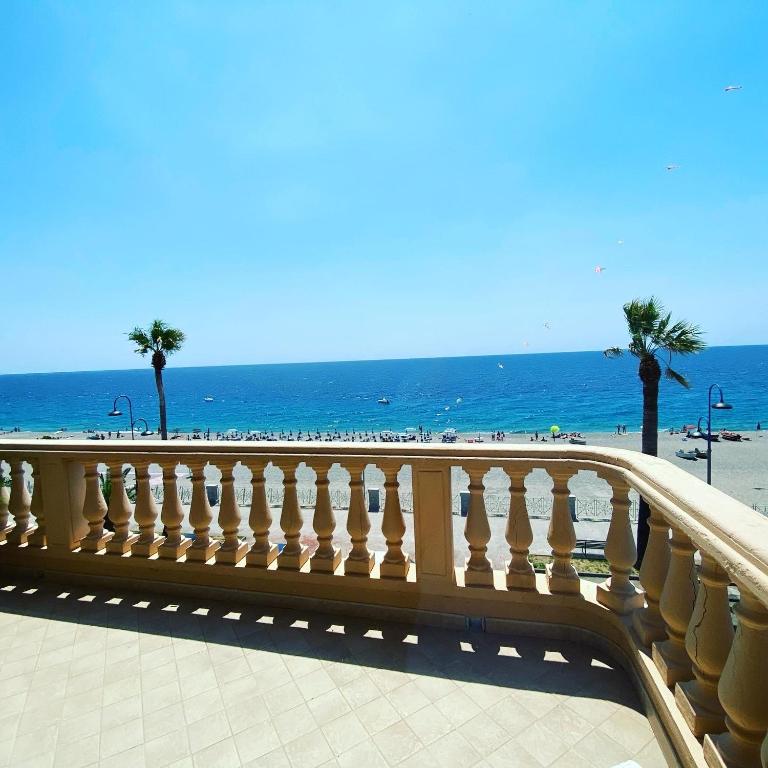A general sea view or a sea view taken from a panziókat