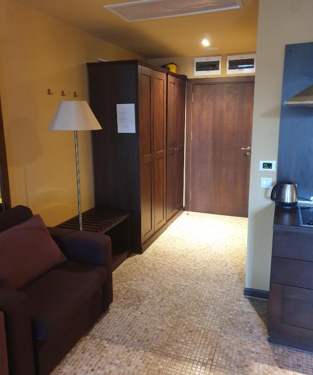 Posezení v ubytování Sunny Beach - Royal Beach Apartment
