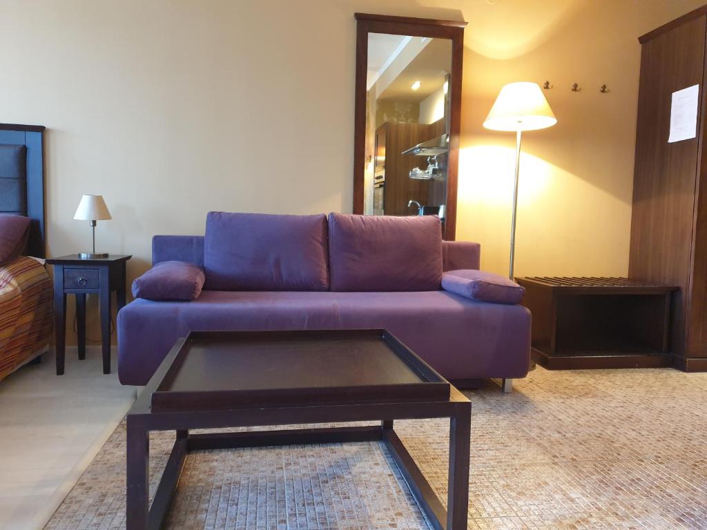 Posezení v ubytování Sunny Beach - Royal Beach Apartment