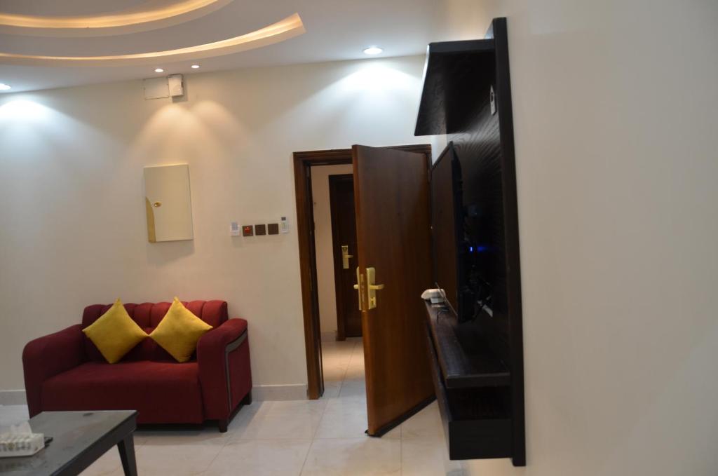 Posezení v ubytování Alwan apartment hotel