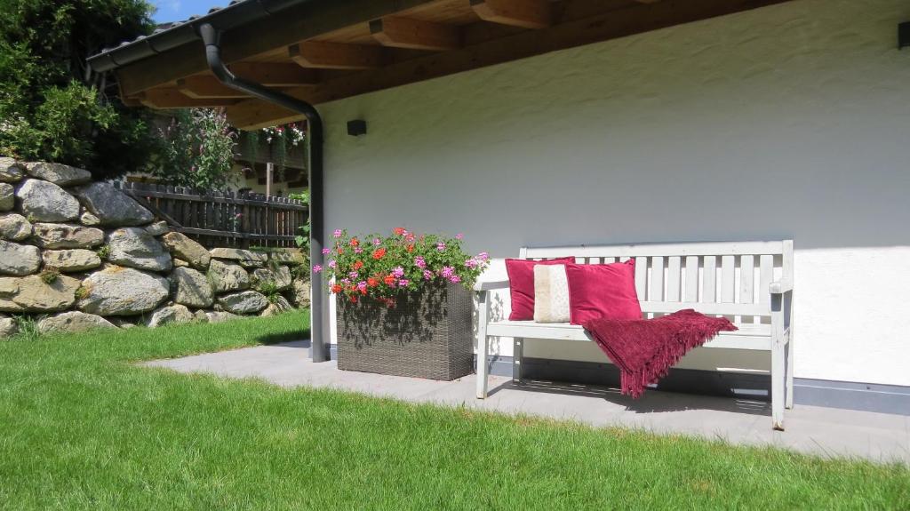 Ein Garten an der Unterkunft Chalet Hackl