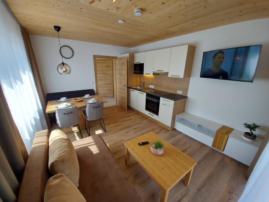 Kuchyňa alebo kuchynka v ubytovaní Apart Minas