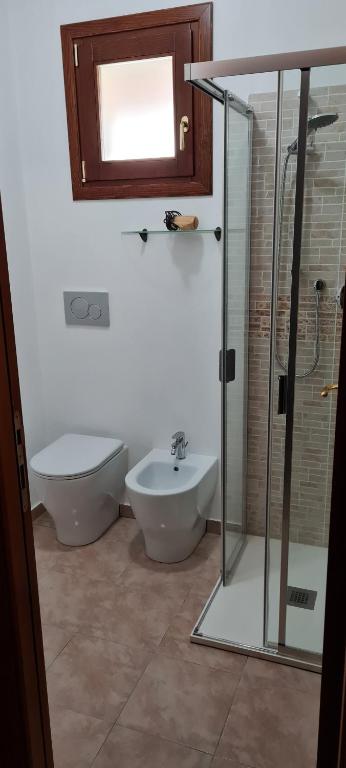 Koupelna v ubytování B&B Brezza di Mare (Sea Breeze)
