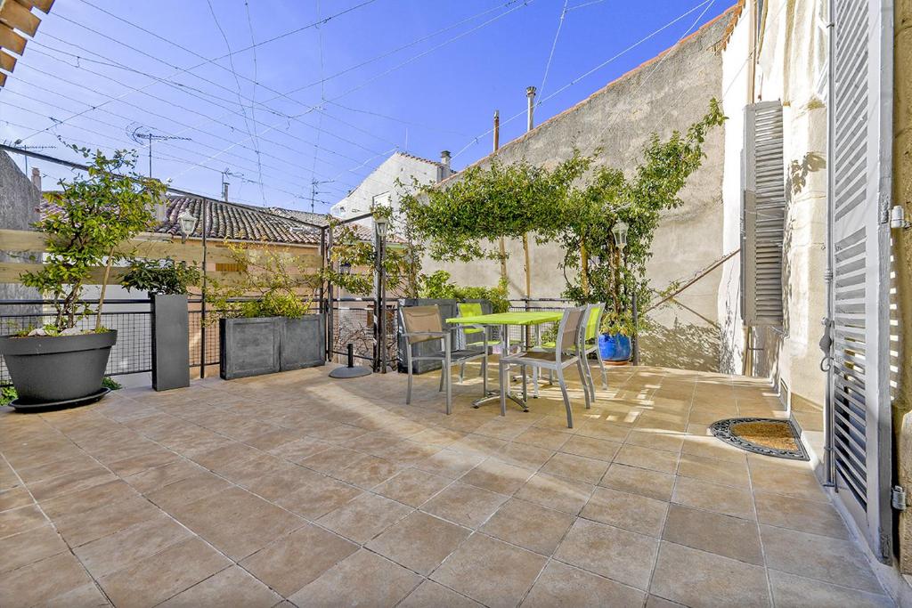 Balkón nebo terasa v ubytování Maison Capucine