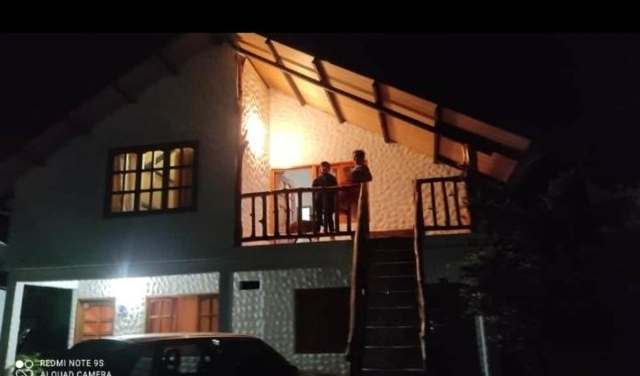 Rõdu või terrass majutusasutuses Cabaña El Trebol