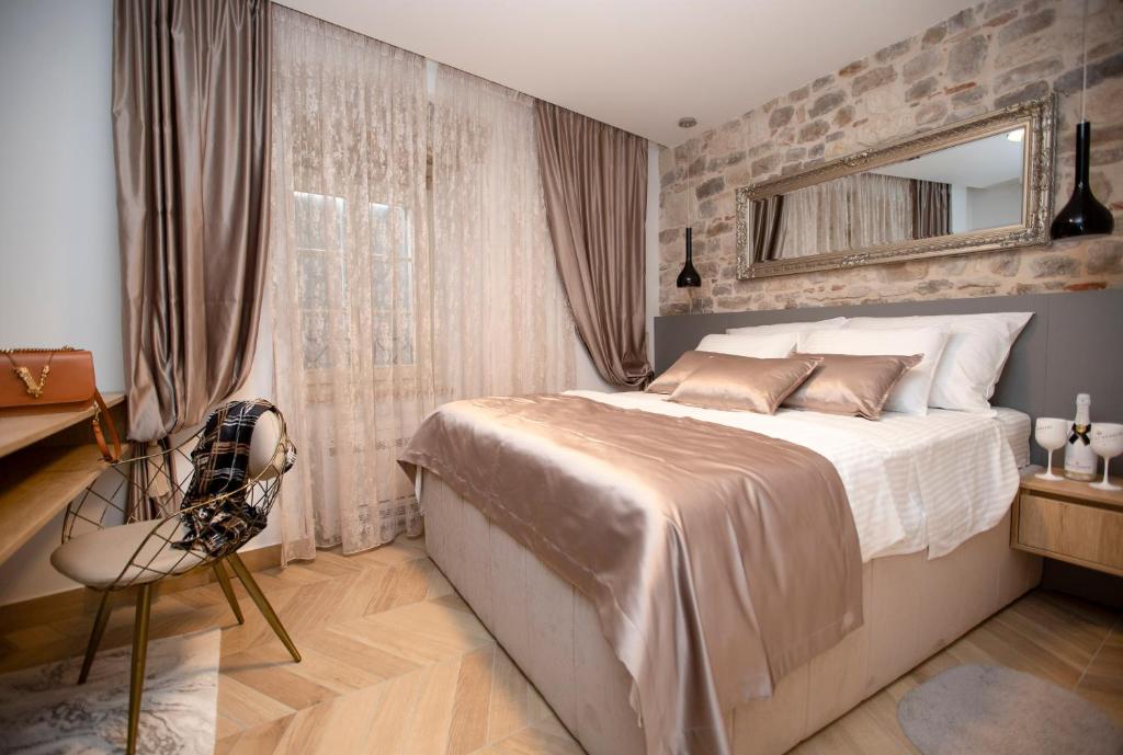 Posteľ alebo postele v izbe v ubytovaní Luxury Apartments Lilly 1