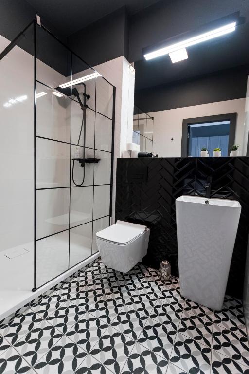 Kúpeľňa v ubytovaní Apartament Centrum Superior