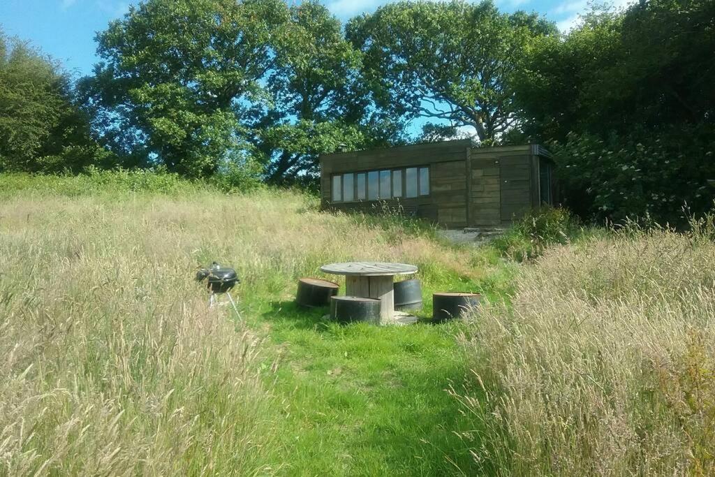 Zahrada ubytování Stags View,Unique eco cabin, Dartmoor views