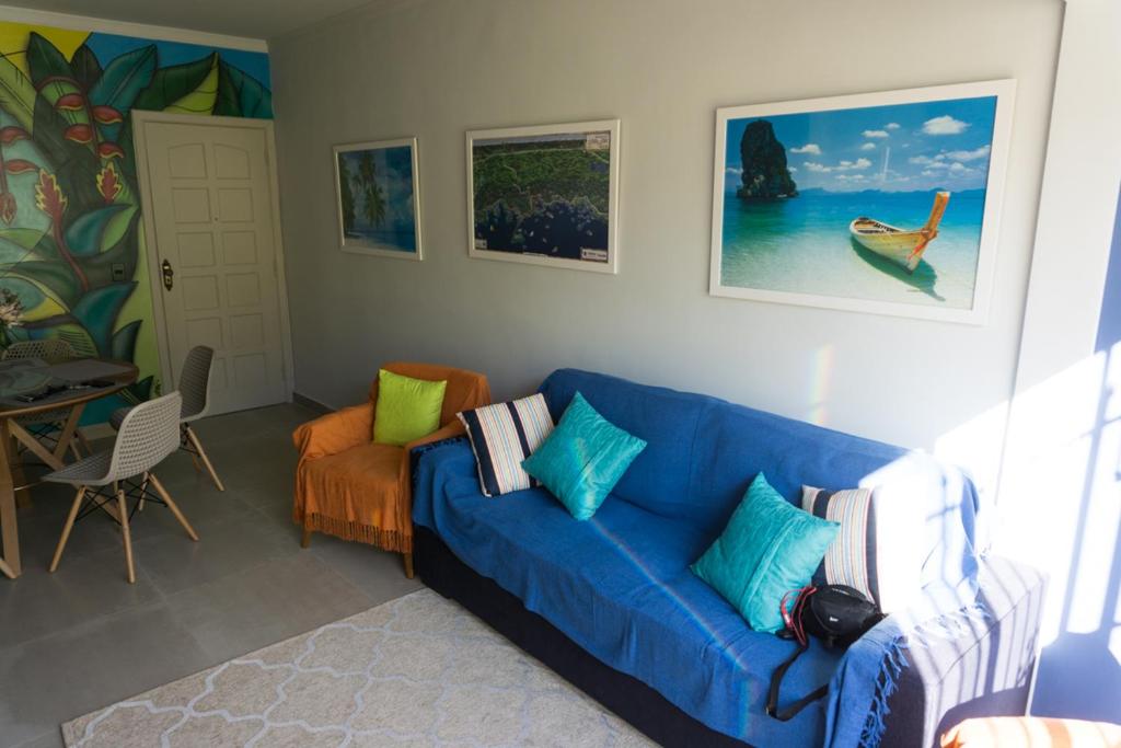  Apto térreo em Ubatuba - Itaguá (Pet Friendly)