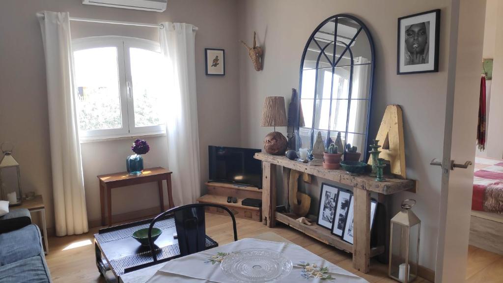 Et opholdsområde på Cosy Tavira Holidays