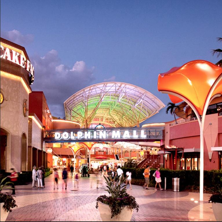 Dolphin mall - Super regional mall in Miami, Florida, USA 