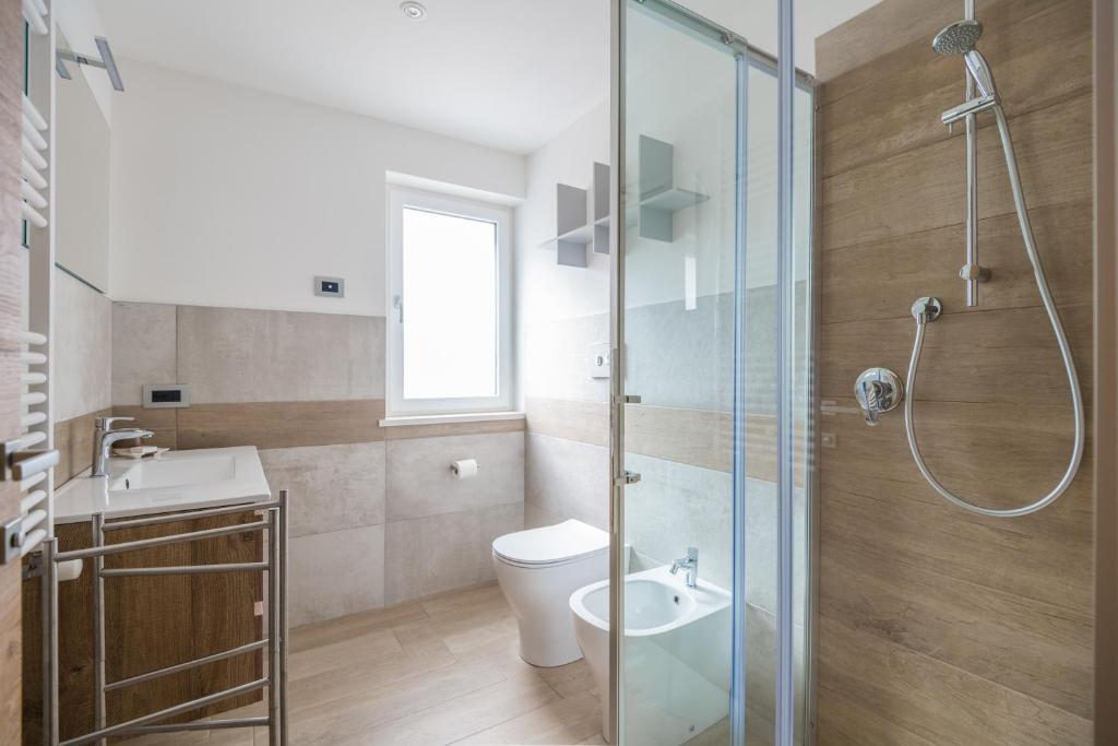 Koupelna v ubytování Piccola Cesa B&B