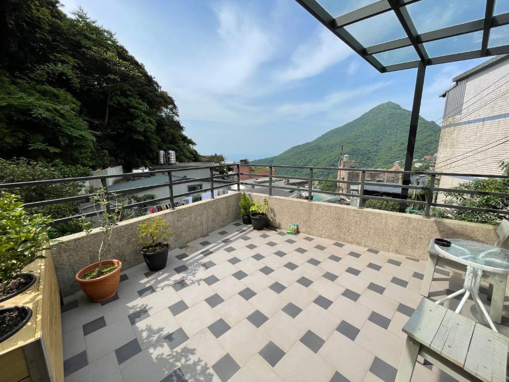 Nespecifikovaný výhled na hory nebo výhled na hory při pohledu z bed and breakfast
