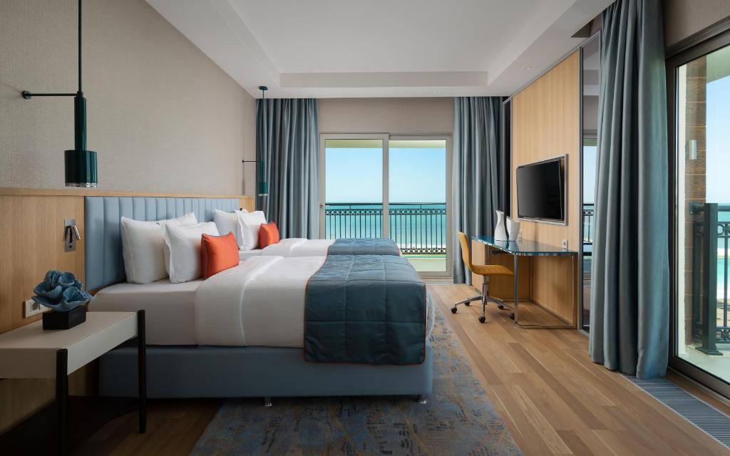 Rixos Water World Aktau - Theme Park Free Access - Deluxe Twin Room Com Vista Para O Mar
