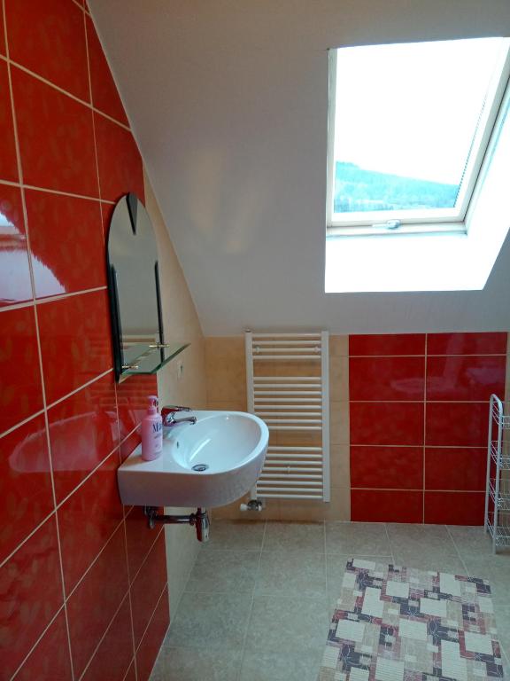 Koupelna v ubytování Apartmány Tonka 309