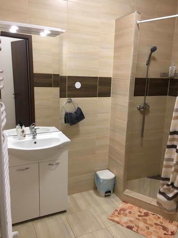 Łazienka w obiekcie Aranykorona Apartmanház