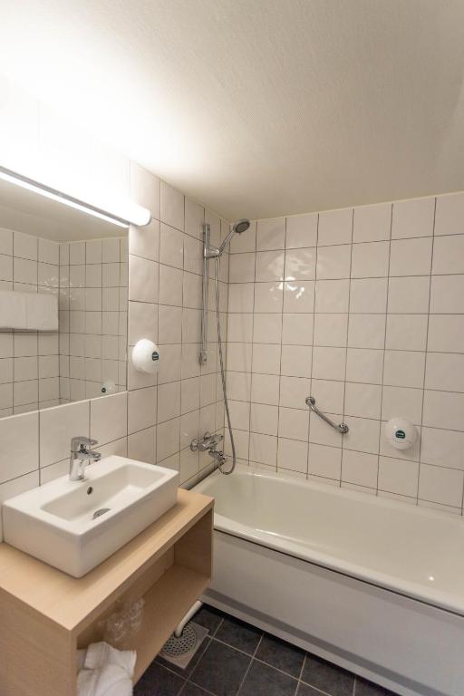 Koupelna v ubytování Lærdal Hotel