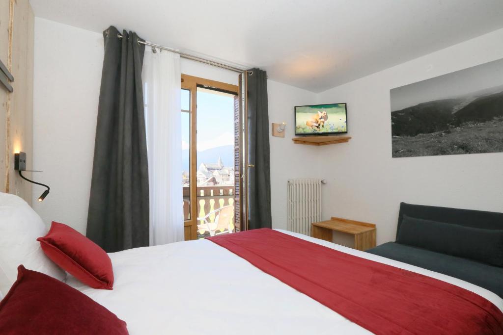 Hôtel Restaurant La Buffe - Doppelzimmer Mit Doppelbett Und Schlafsofa