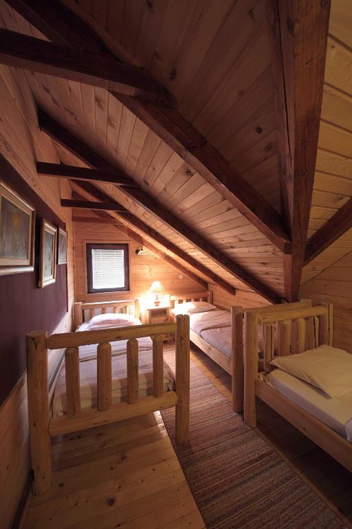 Voodi või voodid majutusasutuse Art Apartments Minic toas