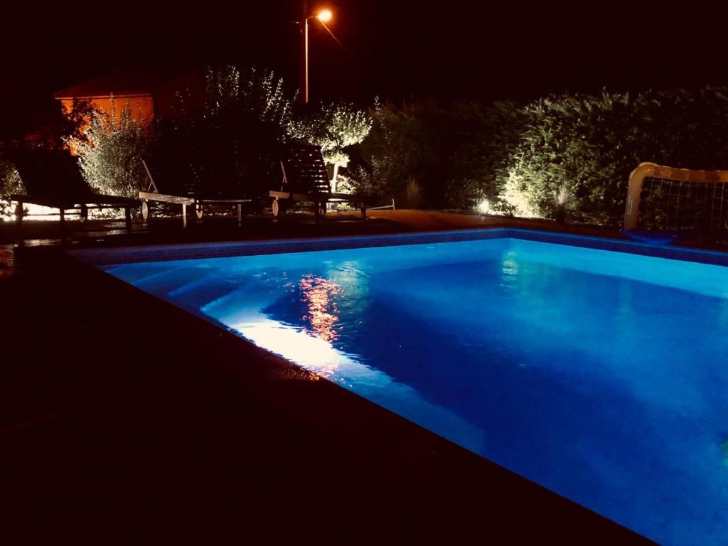 Bazén v ubytovaní *****Pool house with beautiful seaview,big garden and old tavern***** alebo v jeho blízkosti