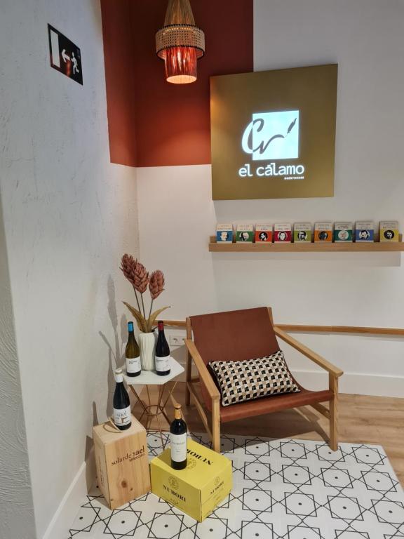 A seating area at Cálamo Guesthouse