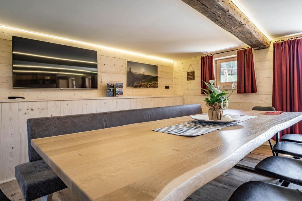 TV a/nebo společenská místnost v ubytování STAUDACH - Alpinresidenz Zillertal