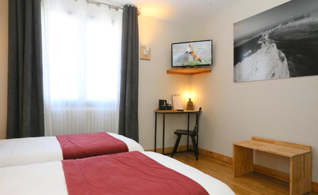 Hôtel Restaurant La Buffe - Zweibettzimmer