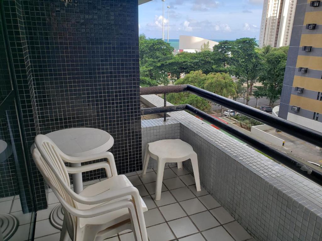  Apartamento tipo Flat em Boa viagem com serviços inclusos