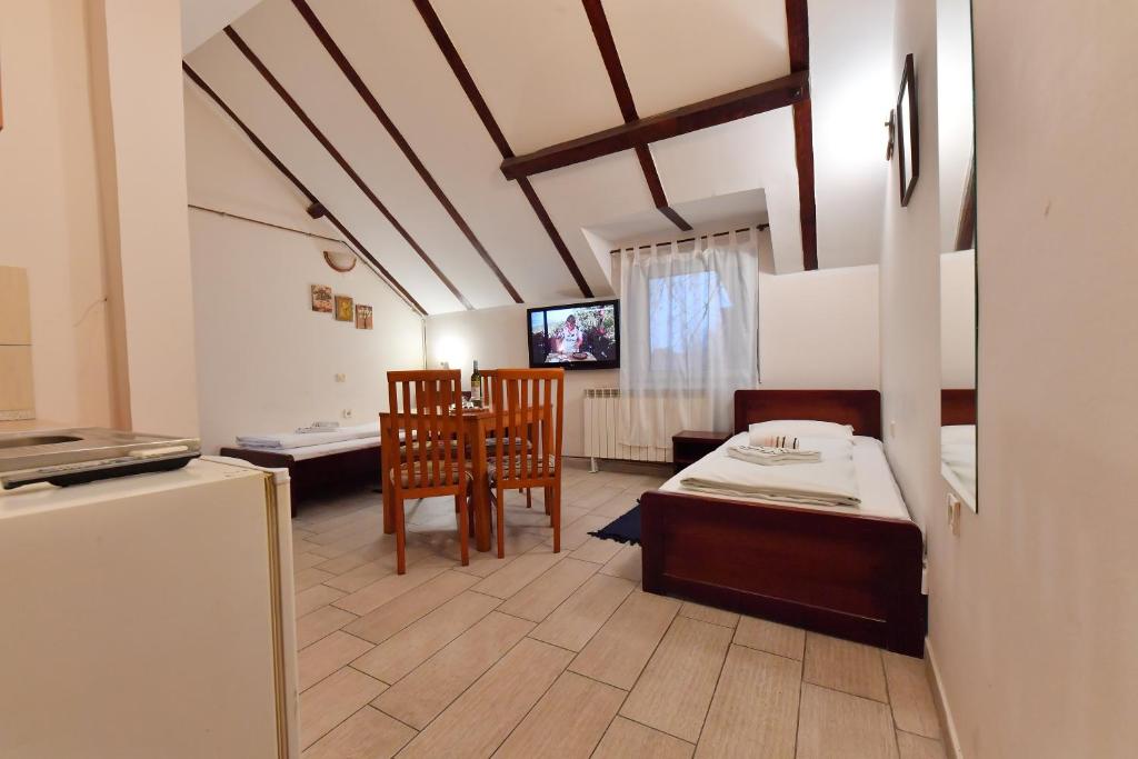 Krevet ili kreveti u jedinici u okviru objekta Apartments & Accommodation Stojic