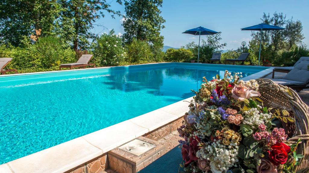 The swimming pool at or close to Villa Ombrosa 8, Emma Villas