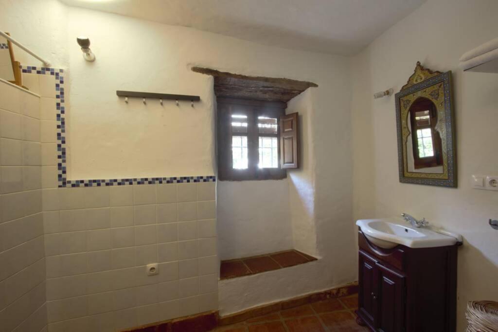 Koupelna v ubytování Casa en fortaleza medieval