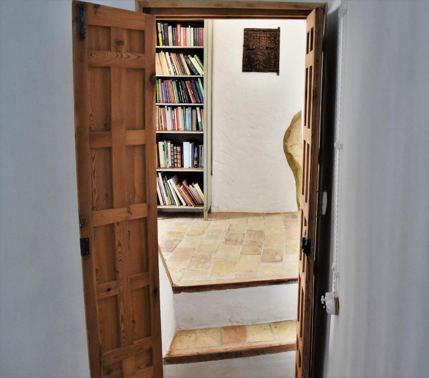 Knihovna v bed and breakfast