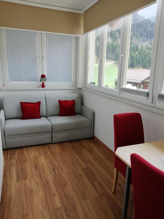 Posezení v ubytování Haus Roswitha