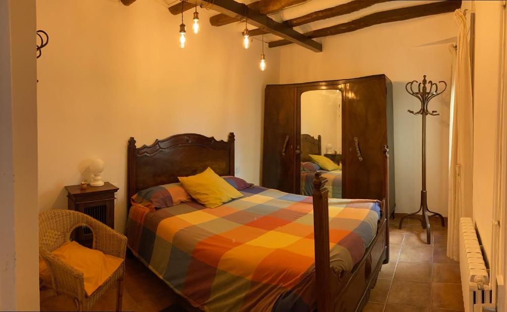 Cama o camas de una habitación en Cal Pere de L'Onclet