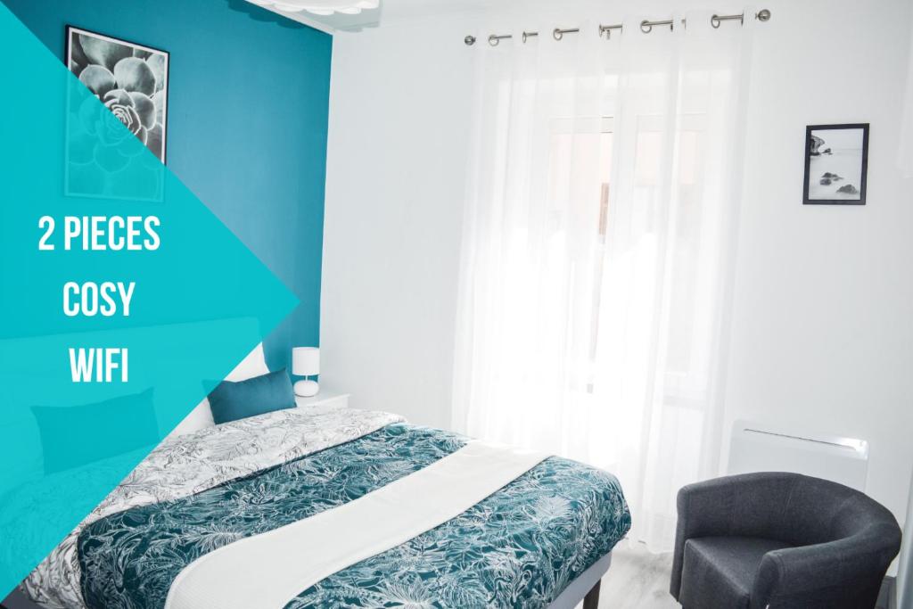 Le Blue St Léon : 2 pièces COZY Lit King Size WIFI – photo 10