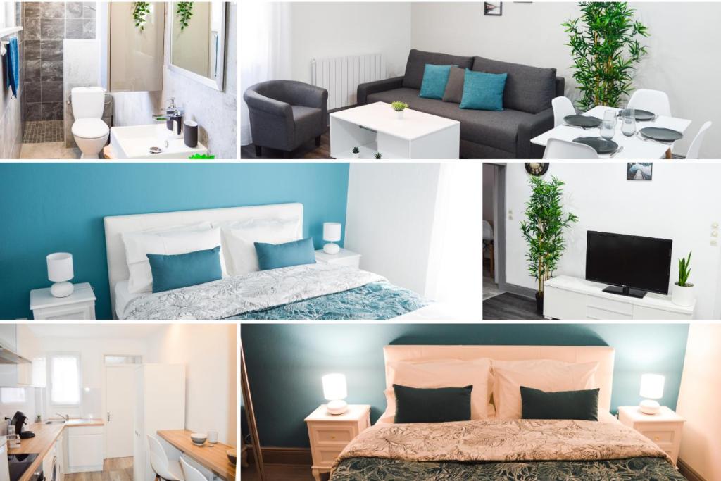 Le Blue St Léon : 2 pièces COZY Lit King Size WIFI – photo 9