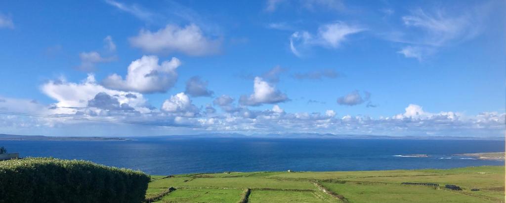 a view of a large body of water at Ocean View Guestrooms in Doolin