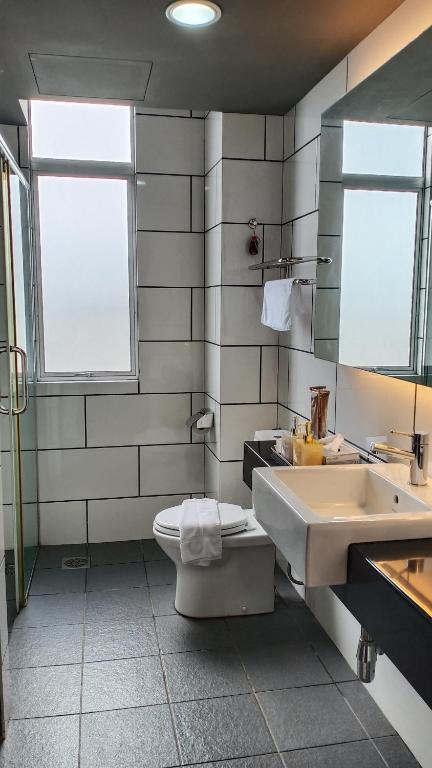 Koupelna v ubytování Sense Hotel Taiping