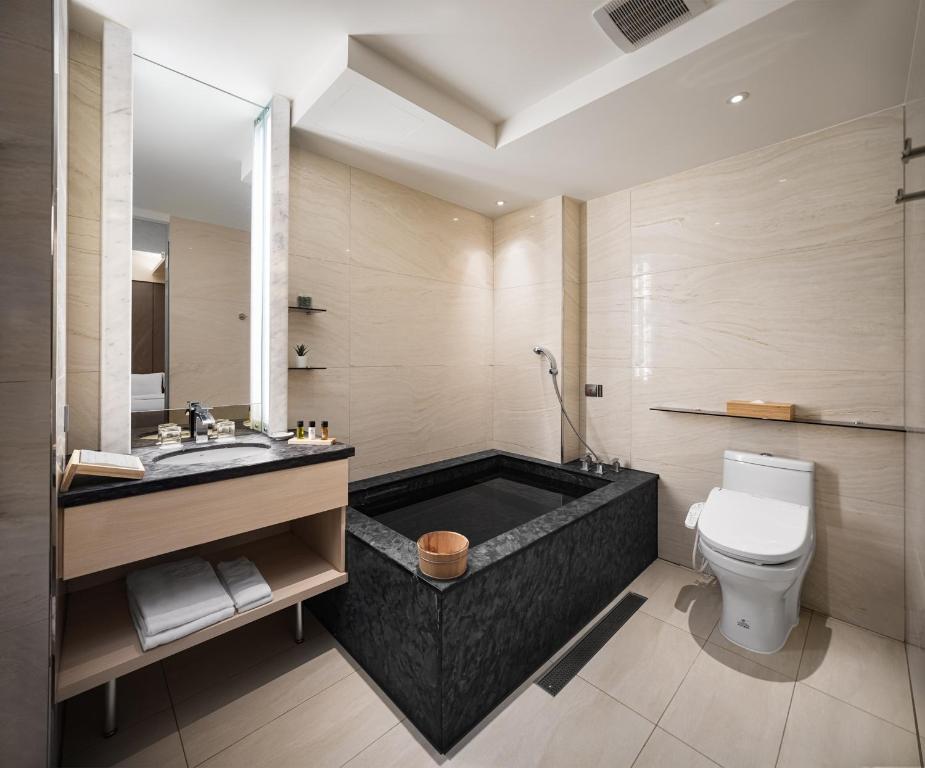 Koupelna v ubytování Gamalan FL Spring Hotel