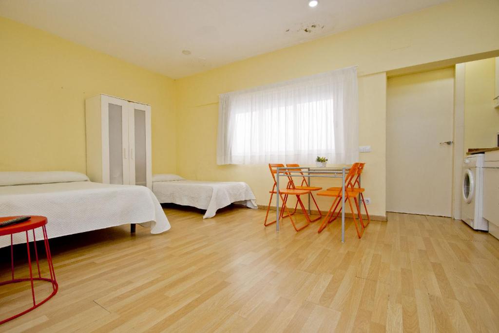 Postel nebo postele na pokoji v ubytování Barcelona City Apartment