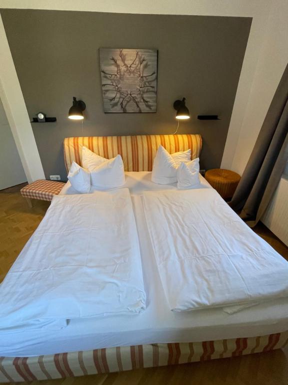 Postel nebo postele na pokoji v ubytování Freihaus18****
