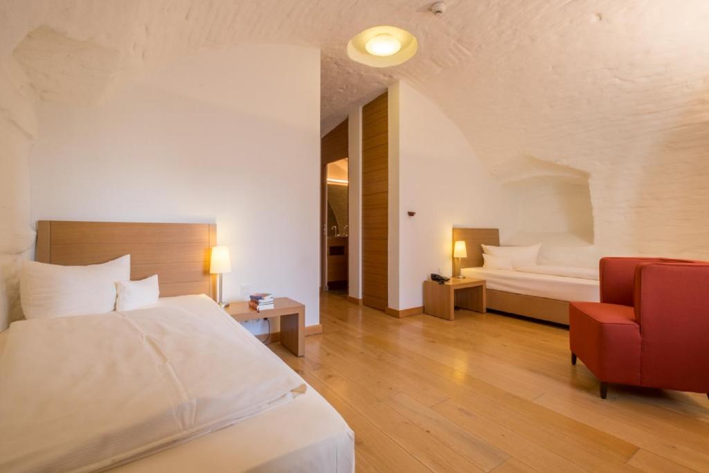 Postel nebo postele na pokoji v ubytování Haus St. Joseph