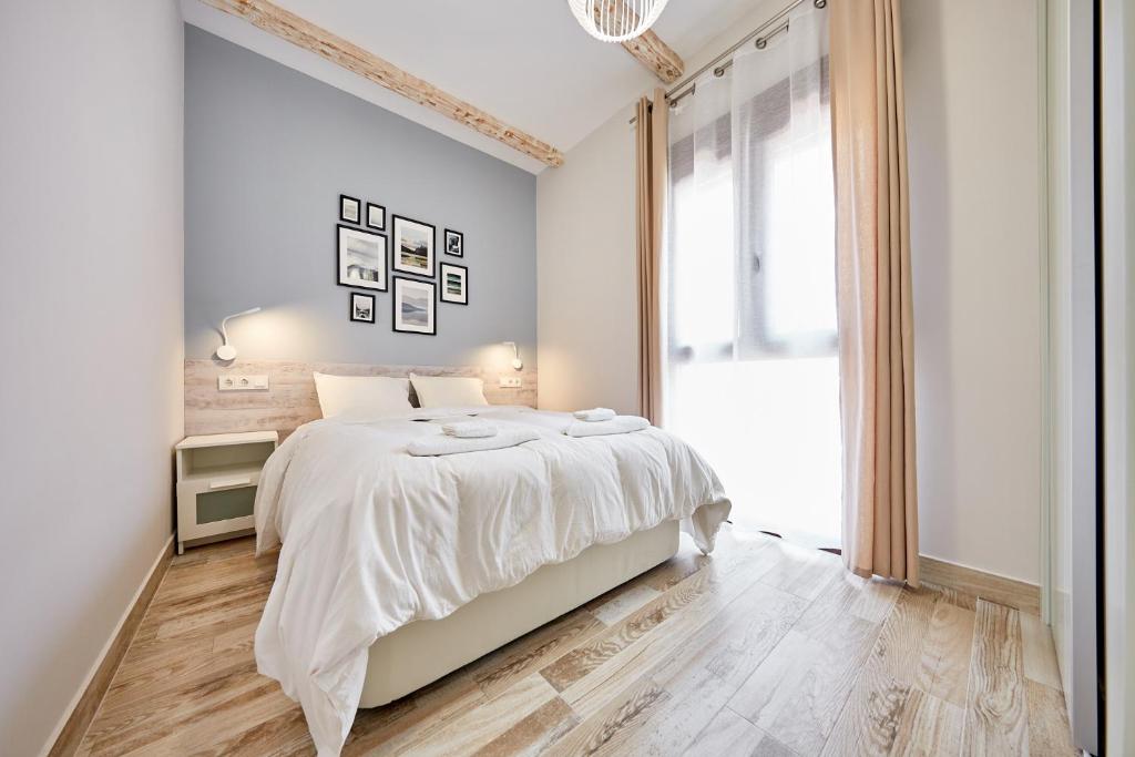 Postel nebo postele na pokoji v ubytování Espanatour APARTHOTEL 3